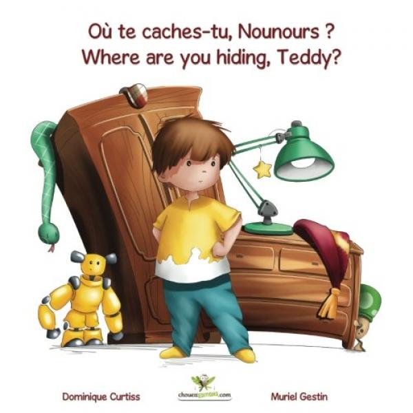 Where are you hiding Teddy?  Où te caches-tu Nounours?